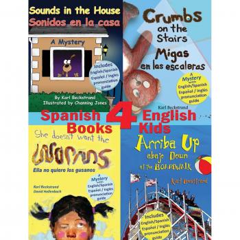 4 Libros Bilingües Español-Inglés para Niños con Guía de Pronunciación