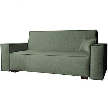 Sofá-cama Columbus 197 con caja de ropa de cama, dimensiones 85x192x98cm, color Neve 34