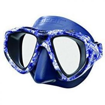SEAC One Kama Gafas para Pesca Submarina, Hombre, Azul/Azul Camo, M/L