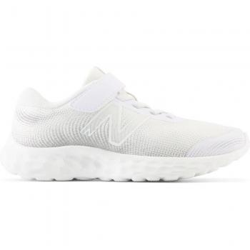 New Balance - Zapatillas de running para niños 520v8 con cordones elásticos Bungee Lace