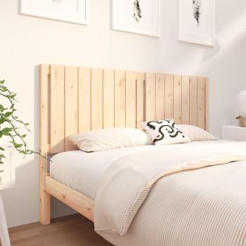Cabecero de cama 155,5x4x100 cm madera maciza de pino