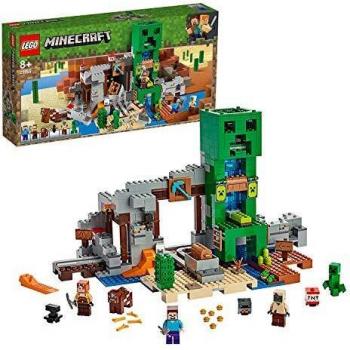LEGO Minecraft - La Mina de Creeper, Juguete de construcción de Refugio del Herrero, set inspirado en el videojuego, novedad 2019
