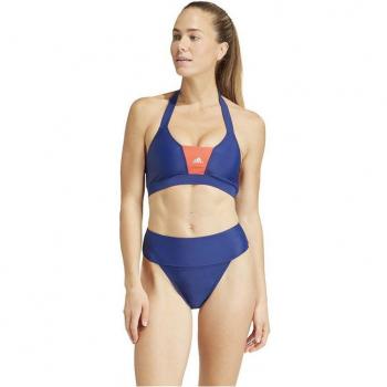 Bañador de natación adidas mujer colorblock azul