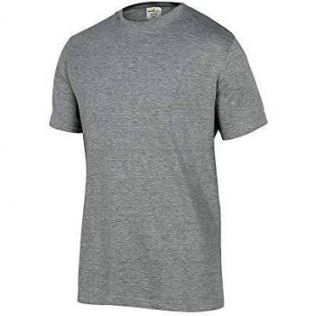 Delta plus - Camiseta basica carded 100 algodón gris xxl