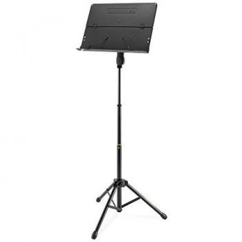 Hercules BS408B 3-Section Folding Orchestra Music Stand with Solid Aluminum Desk