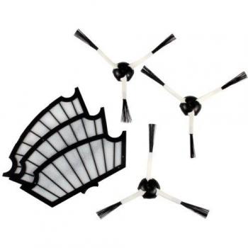 Menalux MRK01 - Kit de cepillos y filtros aspirador robot iRobot Serie 500
