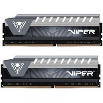 KIT MEMORIA RAM DDR4 PATRIOT VIPER ELITE 16GB (2X8GB) 2666MHZ CL16 GRIS