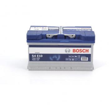 Bosch S4E10 Batería de coche 75A/h 730A tecnología EFB adaptado para vehículos con sistema Start y Stop