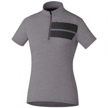 SHIMANO Transit Pavement - Maillot Manga Corta Mujer - Gris Talla M 2018