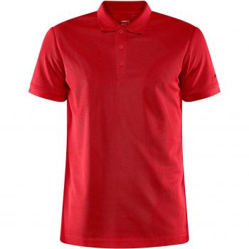 Craft Core Unify Functional Polo Shirt - Short Sleeve, Bright Red, Size XL