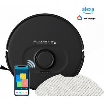 Aspirador Robot Rowenta X-Plorer 75S Neo RR85E1 - 4 en 1 con Función de Mopa, Navegación Láser, Asistente de Voz y Autonomía de 120 min