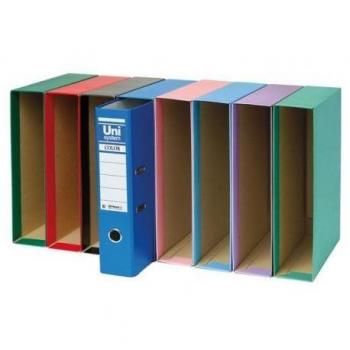 Caja Archivador Unisystem Folio 86mm Color Azul Serena Ref. 17221030