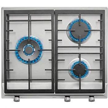Teka EX 60.1 Built-in Gas Cooktop - 3 High-Efficiency Burners, 60cm Stainless Steel, Butane