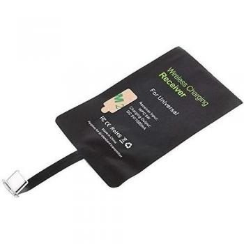 Receptor Universal de Carga Inalámbrica Qi USB Tipo-C