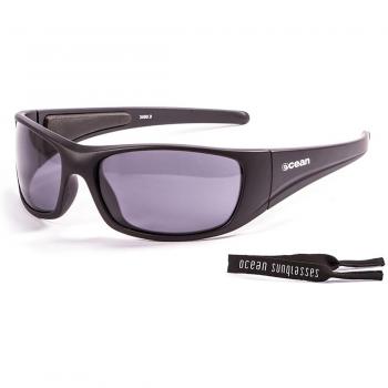 Ocean Sunglasses Bermuda - Gafas de Sol polarizadas - Montura : Negro Mate - Lentes : Ahumadas