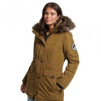 Superdry Ashley Everest Women's Parka Coat - Khaki