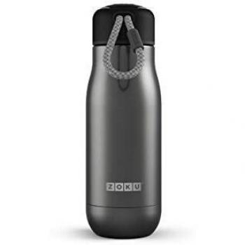 Botella térmica Zoku de 0.35L en acero inoxidable de doble pared - Graphite