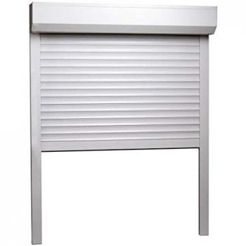 SengentoStyle Rolluik 130x140 cm aluminium wit