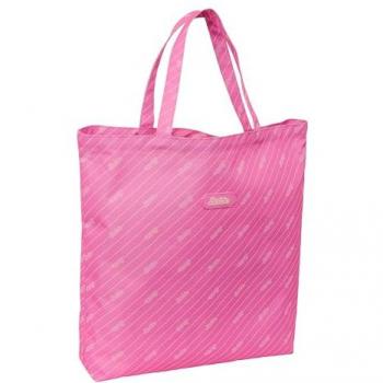 Bolso Shopping Safta Barbie Logomania Rosa 50x45x10 cm, cómodo y versátil, de calidad y resistencia