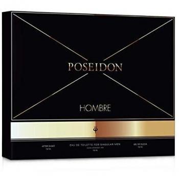 Poseidon Estuche Hombre-Eau de Toilette, After Shave, Gel de Ducha, Estándar, 1 Unidad