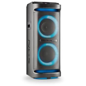 NGS Wild Space 2 Portable Bluetooth Speaker - 2000W RMS, Wireless, USB/AUX Input, LED Lighting