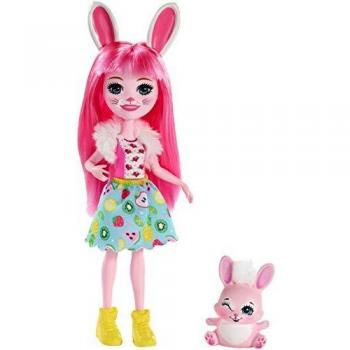 Enchantimals Bree Bunny y Twist, muñeca con mascota