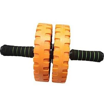 Rueda Abdominal Doble Softee Truck - Rueda abdominal doble, diseño ergonómico, dos ruedas para mayor estabilidad, mango antideslizante, ideal para fortalecer el core y tonificar músculos del abdomen