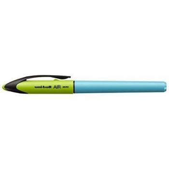 Uni-ball AIR Micro 188E Rollerball Pen - Sky Blue Barrel, Black Ink