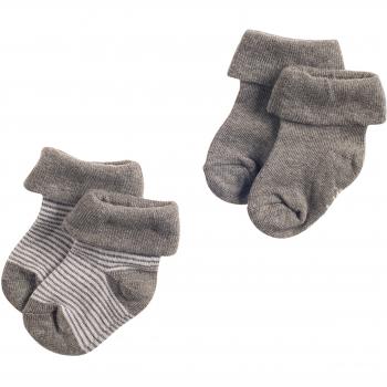 Noppies Kids B Socks 2pck Guzz Calcetines, Gris