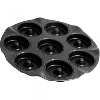 Bandeja para Horno Zenker 7426, 8 Huecos para Apfelküchlein, Antiadherente, Color Negro