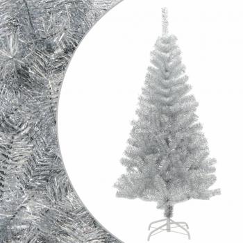 Sonata Artificial Christmas Tree with Stand Silver 150 cm PET