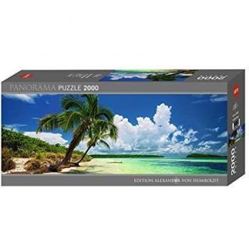 Paradise Palms 2000-Piece Panorama Puzzle by Heye