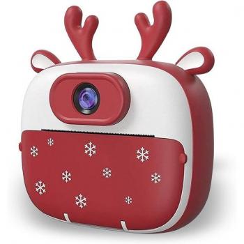 Cámara digital DAM D13 edición XMAS, fotos 26mpx, video HD para niños, pantalla de 2 pulgadas, impresión instantánea, dimensiones 9.3x4.5x8.5 cm