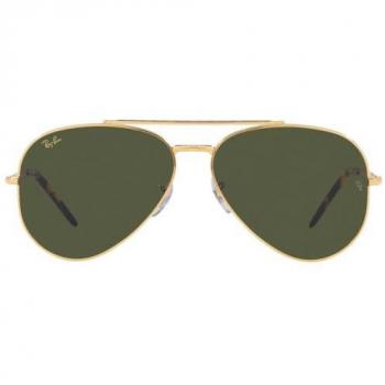 Ray-Ban RB 3625 New Aviator Sunglasses (Model: 919631, Color: Gold, Size: 58)