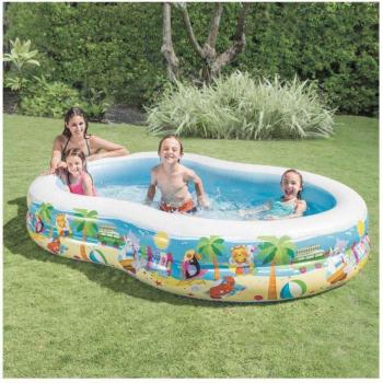 Intex Piscina Hinchable Infantil Paradise 262x160x46 cm
