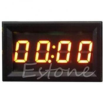Gjyia 12V / 24V Coche Moto Accesorio Tablero de Instrumentos Reloj Digital Pantalla LED Nuevo