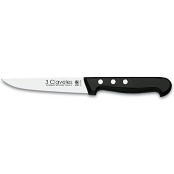 Cuchillo Profesional de Cocina 3 Claveles, Acero Inoxidable con Mango de Polioximetileno, 13.5 cm - Modelo 00936