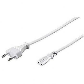 Goobay 93998 - Cable de alimentación 5 m, Blanco