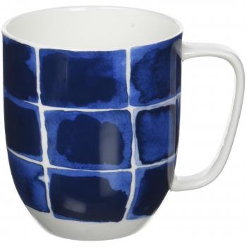R2S 1707 Indi tazón 38 cl Bone China azul/blanco 22 x 10 x 10 cm)