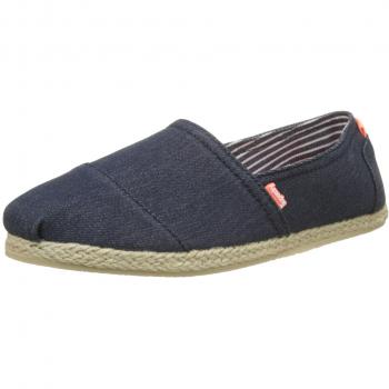 Superdry Jetstream Espadrille, Alpargatas para Mujer, Azul