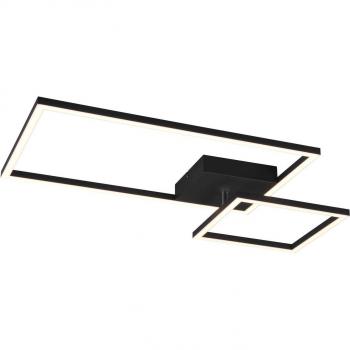 Plafón LED ajustable Reality Leuchten Padella 4000K negro