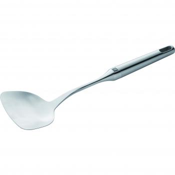 Zwilling TWIN PURE STEEL - Espátula wok, acero inoxidable con mango en acero, 330 milímetros