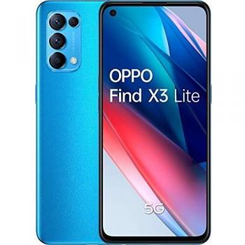 OPPO Find X3 Lite 5G - Teléfono Móvil libre, 8GB+128GB, Cámara 64+8+2+2 MP, Smartphone Android, Batería 4300mAh, Carga Rápida 65W, Dual SIM - Azul