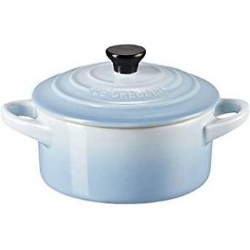 Mini-Cocotte Cerámica Le Creuset 10cm Azul Costero Tradicional