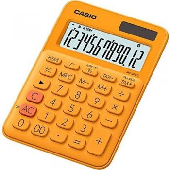 Casio MS-20UC-RG - Calculadora, 2.3 x 10.5 x 14.95 cm, color naranja