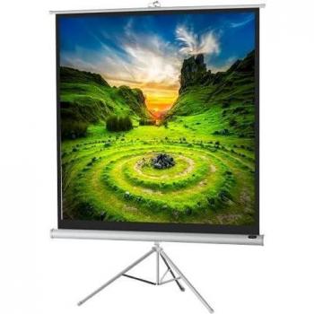 celexon Pantalla trípode para Escuela, proyección, presentación y Cine en casa Básica - Blanco - 158 x 158 cm - 88 -1:1