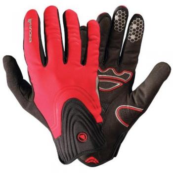 ENDURA Windchill Glove, color rojo, talla S
