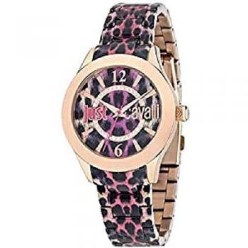 Just Cavalli Reloj de Cuarzo Woman Just Havana Morado/Dorado 37 mm