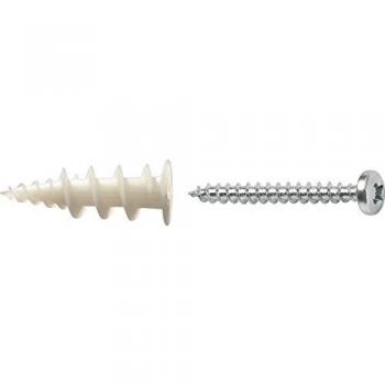 Caja de Alta Calidad 50 un Taco Nylon C/tornillo 4.4x40 Gkd EDM 17224