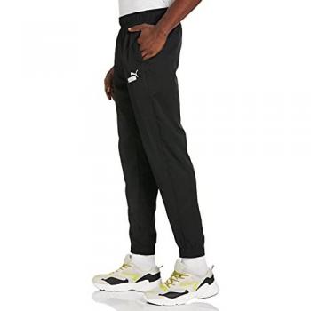 Puma Men's Black Woven Jogging Trousers